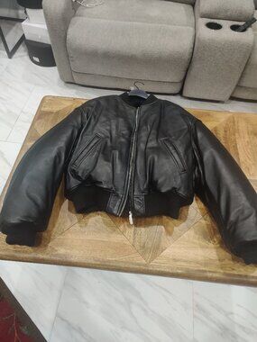 Marc Jacobs leather jacket size XL New